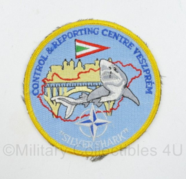 Luchtmacht NATO Control & Reporting Centre Veszprem - Silver shark - diameter 10 cm - origineel