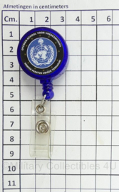 VN UN OCTMAN-School voor vredesmissies sleutelhanger met trekkoord voor ID houder e.d. - origineel