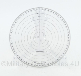 Defensie KRTD kaarthoek - diameter 20 cm - gebruikt - origineel