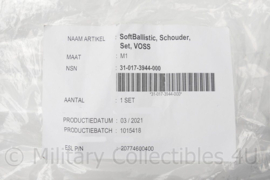 KL Softballistic schouder set Voss - maat M1 - nieuw - origineel
