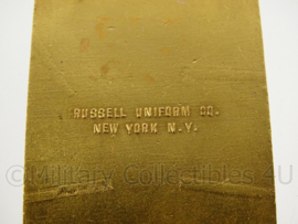 Amerikaanse kraagspiegels (onbekend) - russel uniform co new york - 4 x 10 cm - origineel