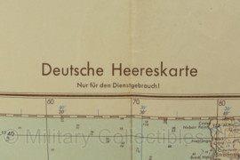 WO2 Duitse stafkaart Deutsche Heereskarte 1942 Schotland - 90 x 69 cm - origineel