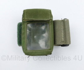 Defensie wrist pouch groen - 11 x 6 x 9 cm - gebruikt - origineel