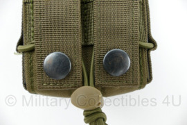 Defensie Molle M4 C7 C8 Magazine pouch single green - 7x3x11 cm - licht gebruikt - origineel