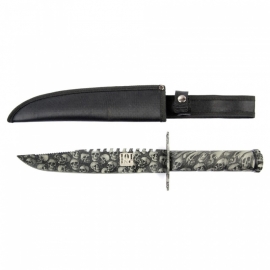 Combat knife (37,5 cm) - met Skulls