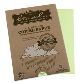 All Weather Copier paper A4 50 vel - Green - nieuw