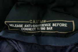 Vintage Aeronautica Militare winterparka donkerblauw - maat 54 - origineel