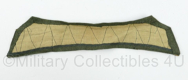 Groene luxe kraag met metaaldraad - 41 x 9 cm - origineel