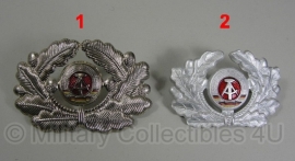 DDR NVA officiers Pet embleem - metaal - origineel