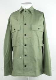 HBT jacket Herringbone Twill Jacket Men - replica wo2 - OD green No.3