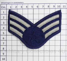 USAF US AirForce Senior Airman mouwemblemen SET - 10 x 7,5 cm - origineel