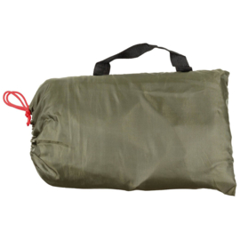 Multifunctioneel afdekzeil 500 x 600 cm.  GROEN - met draagtas