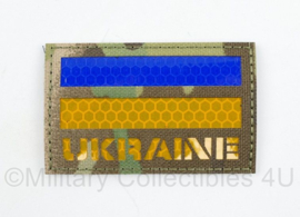 Oekrainse  leger infrarood patch UKRAINE - multicam - met klittenband - 5 x 8 cm