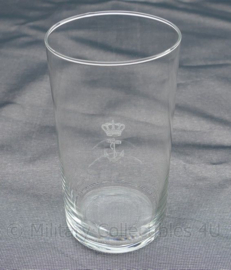 Koninklijke Marine en Korps Mariniers frisdrank glas - 6,5 x 12 cm - origineel