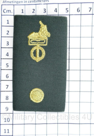 Defensie DT2000 epauletten Korps/Regiment Adjudant - 9 x 5 cm - origineel