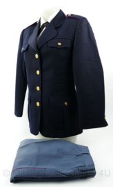 Italiaans DAMES politie uniform jas MET broek met bies Polizia di Stato - maat 42 tm. 54 - origineel