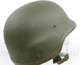 M92 M95 composiet helm B826 ballistische helm - Nieuwste model productie 2016 donkergroen - maker Induyco - Ongedragen -  maat Medium = 55 tm. 57 cm. -  origineel