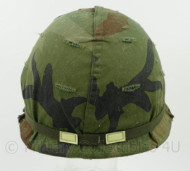 M1 helm met Woodland overtrek - origineel