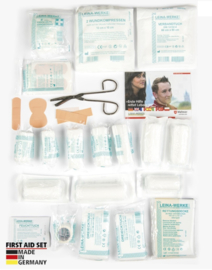 PRO 43-delige Tactical First Aid kit EHBO kit in Molle pouch IFAK met inhoud Made in Germany Leine Werke GMBH - GROEN