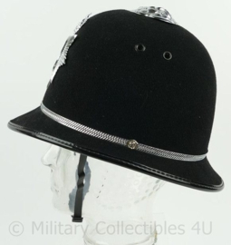 Britse West Midlands Police Bobby helm met helmplaat - maat 56 - nieuw - origineel