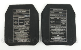 1 Paar curved hardballistic platen Tsjechische leger - 25 x 2 x 30 cm - origineel