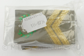 Sergeant-Majoor instructeur epauletten paar voor Stratotex regenjas - 8½ x 5 cm - nieuw - origineel