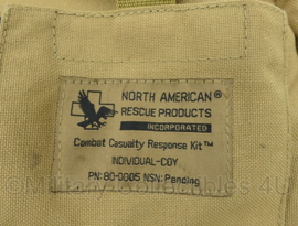 US Army en Defensie NAR North American Rescue Combat Casualty Response Kit beentas coyote - 19 x 5 x 20 cm - gebruikt - origineel