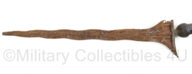 Nederlands Indië handgemaakte KRIS met houten schede - 37 cm lang - origineel