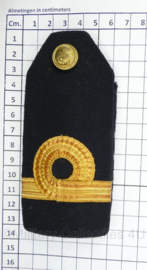 KM Koninklijke Marine epauletten PAAR Luitenant ter zee der 3e klasse - 13,5 x 6 cm - origineel