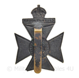 WW2 British cap badge The Kings Royal Rifle Corps Kings Crown - 6 x 4 cm - origineel