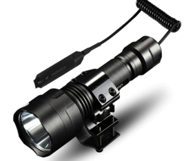 Tactical Weapon L2 LED light complete set OPLAADBAAR en MET gun mount- zwart - lengte 14 cm - nieuw gemaakt