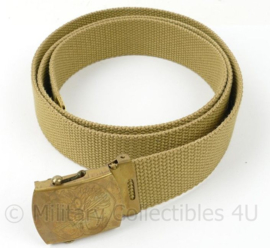 KL Korps Mobiele Colonnes broekriem met gravure - 130 cm lang - origineel