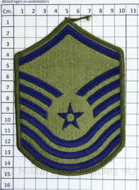 USAF US Air Force rang embleem paar - Senior Master Sergeant - 14,5 x 10 cm - origineel