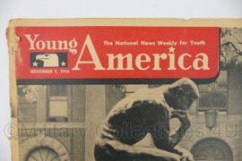 WO2 US Young America The National News Weekly for Youth Magazine tijdschrift - November 9, 1944 - 34,5 x 27 cm - origineel