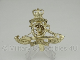Britse Royal Artillerie pet insigne- Ubique Quofas Et Gloria Ducunt - origineel