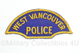 Canadese West Vancouver Police patch - 10 x 4,5 cm -  origineel