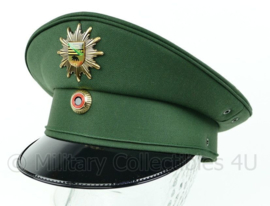 Duitse politie pet met insigne Polizei Sachsen-Anhalt - groen - nieuwstaat - maat 52 tm. 58,5 - origineel