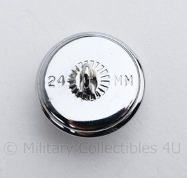 Gemeentepolitie knoop 24 MM zilver - nieuw