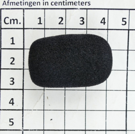 Microfoon cover voor bijvoorbeeld Peltor koptelefoons - is zelf in te korten - origineel