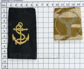 Britse Royal Navy embleem set - 5 delig - origineel