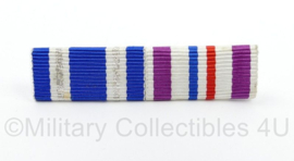 Defensie medaillebalk met 2 batons Herinneringsmedaille Vredesoperaties & ISAF - 5,5 x 1,5 cm - origineel