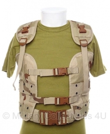 Nederlands bokkentuig - load bearing vest  - DESERT camo - maat Medium -  origineel