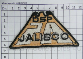 Embleem DSP Jalisco Mexico - 11,5 x 6 cm - origineel