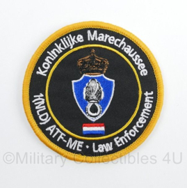 KMAR Koninklijke Marechaussee 1(NLD) ATF-ME Law Enforcement embleem met klittenband - diameter 9 cm