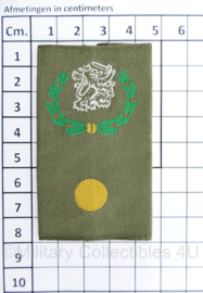 KL GVT  epaulet enkel - rang  Stafadjudant -  origineel