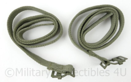 Paar US Army legstraps - 80 cm lang - origineel
