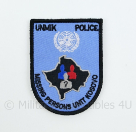 United Nations UNMIK Police Missing Persons Unit Kosovo - met klittenband - 8 x 6 cm