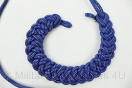 Blauw/zilver nestelkoord - 25 x 3½ cm - origineel