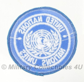 KL Nederlandse leger VN UN United Nations Nations Unies embleem - diameter 7 cm - origineel