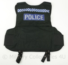 Britse Politie lege kogelwerende vesthoes met Police rugstrook - - origineel